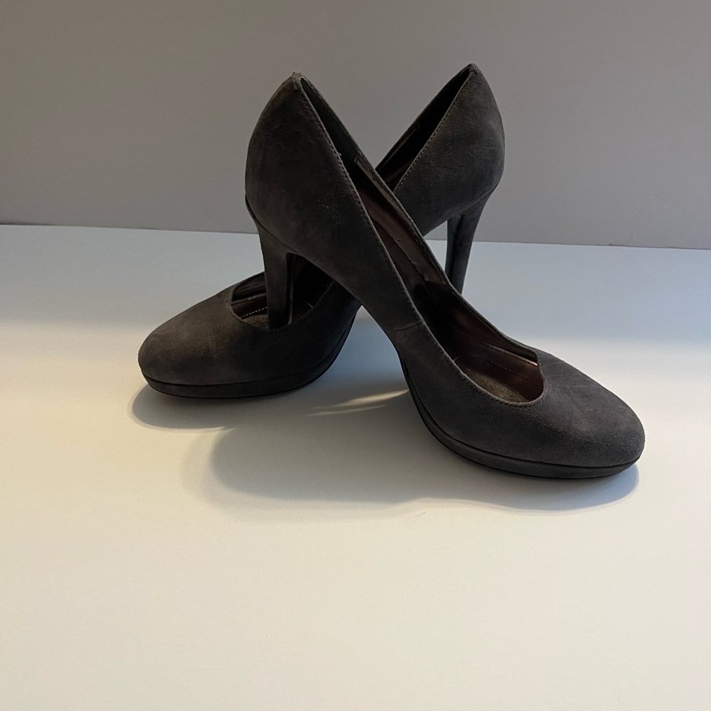 Calvin Klein Dark Gray Women's Heels Pumps